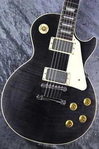 Gibson Exclusivo Modelo Les Paul Estándar Años 50 Figura Superior Translúcido Negro - Imagen 1 de 11