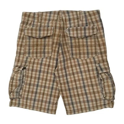 Pantalones Cortos Carga Levis Cuadros - 34W 11L Beige Algodón Foto 1 de 4