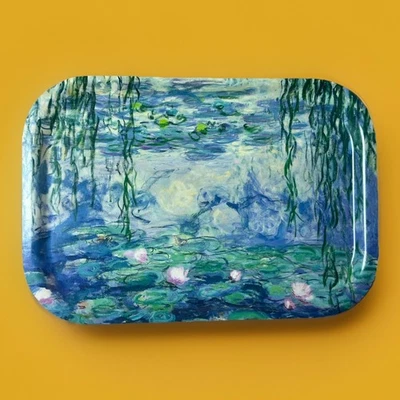 Claude Monet Water Lilies Nympheas Melamine Tray Musee Marmottan  France - Image 1 of 4