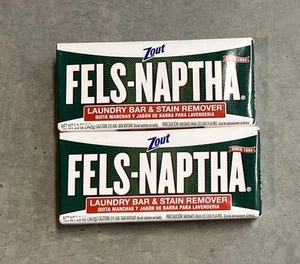 Barra de jabón y quitamanchas Fels Naptha para lavandería - Paquete de 2, 5,0 OZ por barra - Imagen 1 de 2