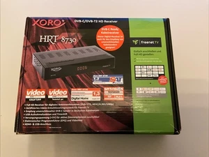 XORO HRT 8730 DVB-T2, DVB-C HEVC HD-Receiver, 6 Monate freenet TV, USB PVR-Ready - Bild 1 von 3