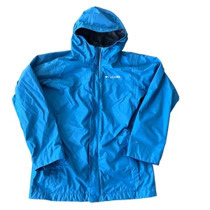 Columbia Youth Boys Medium Light Blue Nylon Shell Jacket - Medium - Picture 1 of 3