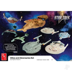 AMT Star Trek Adversaries & Allies Ship Set Plastic Model Kit - Picture 1 of 1