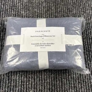 NEW Parachute Linen Back Envelope Pillowcase KING Set of 2 in Dusk - Picture 1 of 5