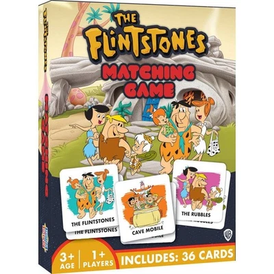 The Flintstones Memory-Matching 36 Card Family of Bedrock Game Master Pieces Foto 1 de 3