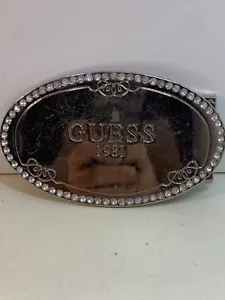 FIBBIA CINTURA GUESS 1981 vintage - Foto 1 di 3