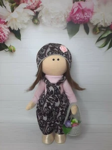 ♡Puppe nach Tilda Art ♡Künstlerpuppe ♡  top Qualität Unikat Handarbeit 30 cm - Bild 1 von 2