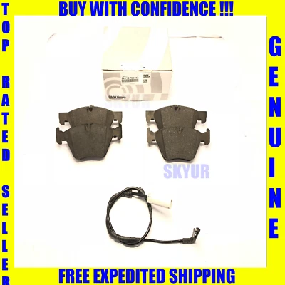 BMW Front Brake Pad Set+Sensor Kit 128 325 328 330 525 Z4 Genuine - Image 1 of 3