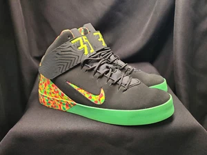 NIKE KD VULC MID GS Sneaker Unisex Schwarz/Karmesinrot/Zitrus Größe 6Y - Bild 1 von 22
