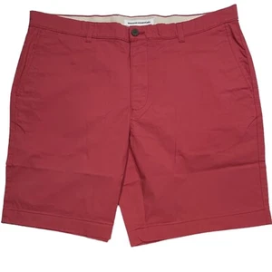 Pantalones Cortos Para Hombre AMAZON ESSENTIALS Talla 38 Rojo Frente Plano Chinos Caminar Ocio Nuevos con Etiquetas - Imagen 1 de 15