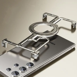 Magnetische Metall Rahmenlos Bumper Ständer Hülle für Samsung S25 S23 S24 Ultra S24+ - Bild 1 von 25