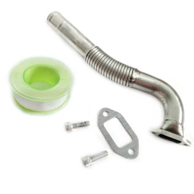 DLE111 Gasoline Engine Metal Exhaust Pipe For RC Fixed Wing Airplane Model - Image 1 of 4