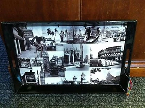 Coca Cola - Tray - Landscapes Black & White Home Collection MDF 46 X 30.5cm - Bild 1 von 2