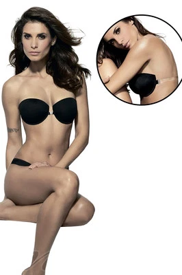 Push-up BH mit transparenten Rückenteil unsichtbar rückenfrei hochzeit Lormar  - Bild 1 von 4