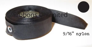 Compatible con cinta de máquina de escribir de tela de repuesto negra de 9/16" 13 YDS - Imagen 1 de 1