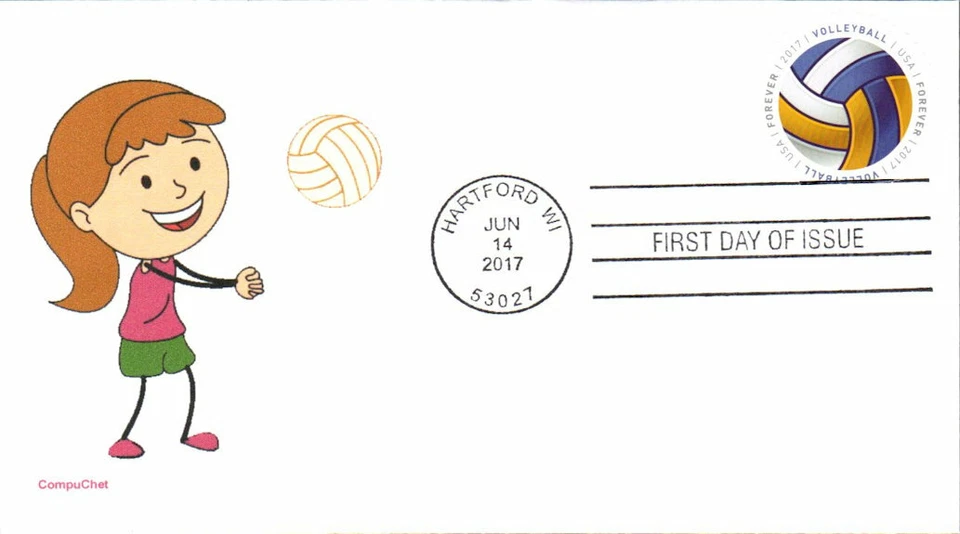 #5204 Voleibol CompuChet FDC (33920175204001) Foto 1 de 1