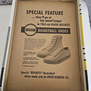 Sneakers alte Mitchell & Ness Hood 1955 Conference nuove con scatola - bianche taglia 10 - Foto 1 di 14