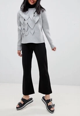 Lost Ink sweatshirt with 3d hearts - Image 1 of 3