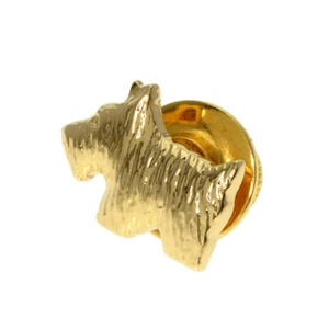 MIKIMOTO   Tie pin Dog motif tie tack K18 Yellow Gold - Picture 1 of 5