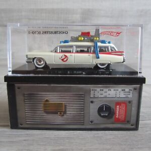 Hot Wheels Ghostbusters Ecto-1 with Ghost Trap Case Cover & Box SDCC Exclusive