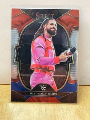 Seth Rollins - 2023 WWE Select "Concourse - Red, White & Blue"  Card #50 - Image 1 of 2