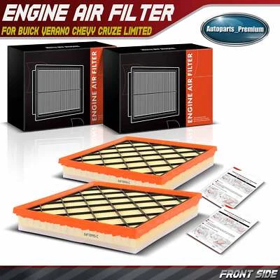 2x Filtro de aire del motor delantero para Buick Verano Chevrolet Cruze Limited 1,8 L 2,0 L Foto 1 de 4