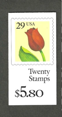 #BK185 29c TULIP ISSUE BOOKLET OF 20 MNH - Image 1 of 2