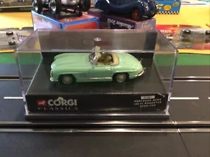 Corgi Classics Mercedes Benz 300 SL Roadster Mint Green 1/43 DieCast - Picture 1 of 10