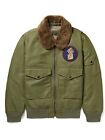 Manteau veste de bombardier garniture fausse fourrure RRL Ralph Lauren-HOMMES - XL