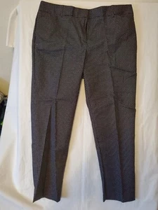 Pantaloni eleganti donna Liz Claiborne Emma caviglia seduta ar vita taglia 12 colore nero - Foto 1 di 5