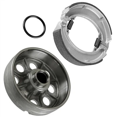 Rear Brake Drum for Honda TRX300FW FourTrax 300 4X4 1988-2000 w/ Brake Shoe Seal - Image 1 of 4