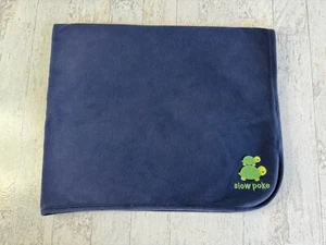 Gymboree SLOW POKE Green Navy Turtle Blanket 2008 - Picture 1 of 8