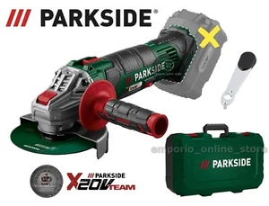 SMERIGLIATRICE ANGOLARE 20V PARKSIDE PWSA 20-Li G4 SENZA BATTERIA NUOVO MOD 2025 - Photo 1/14