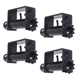 4Pcs Trailer Winch Weld-on Standard C Track Black Cargo Control Tie Down - Picture 1 of 7