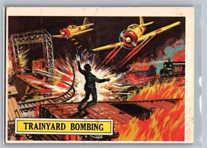 1965 Topps Battle. Card # 45 Trainyard Bombing VG-EX - Picture 1 of 2