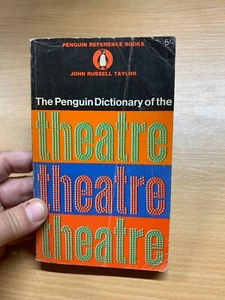 1966 "IL DIZIONARIO PENGUIN DEL TEATRO" J R TAYLOR LIBRO PAPERBACK (P2) - Picture 1 of 15