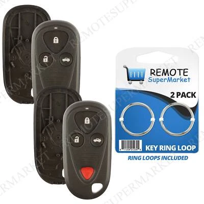 2 Replacement for Acura 2004-2006 TL 2004-2008 TSX Remote Car Key Fob Shell Case Foto 1 de 4
