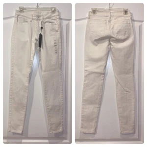 New Guess White Brittney Skinny Jeans Size 26 - Picture 1 of 8