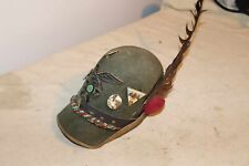 GORRO militaire Italie Régiment Alpine Hat Sergeant's  avec plume et médailles