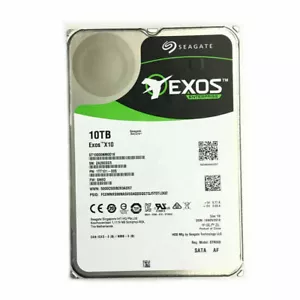 Seagate Exos X10 ST10000NM0016 10TB Enterprise 7.2K 256MB 3.5" SATA Hard Drive - Picture 1 of 3