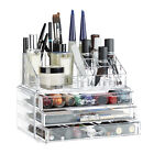 Make Up Organizer klein, Kosmetikbox stapelbar, Lippenstifthalter Schmuckkasten