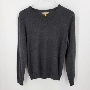 Rumi + Ryder Sweater Boys Large 12 - 14 Gray V Neck Pullover - Picture 1 of 8