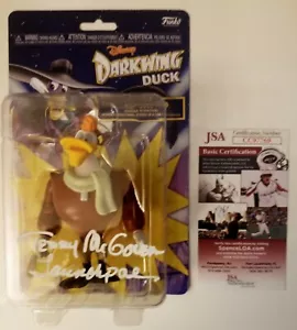 TERRY McGOVERN Authentic Hand-Signed "LAUNCHPAD ~ DUCKTALES" FIGURE (JSA COA) - Imagen 1 de 3