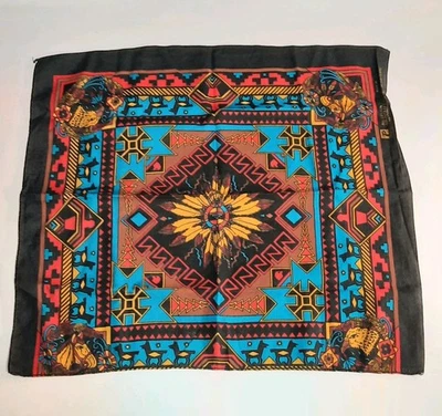 Bandana Paris Accesorios Nativo Americano Caballo Águila Panel Tela EE. UU. Foto 1 de 4