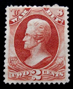 US-1873-2c Rose-Jackson War Dept.-MH Good gum - Picture 1 of 2