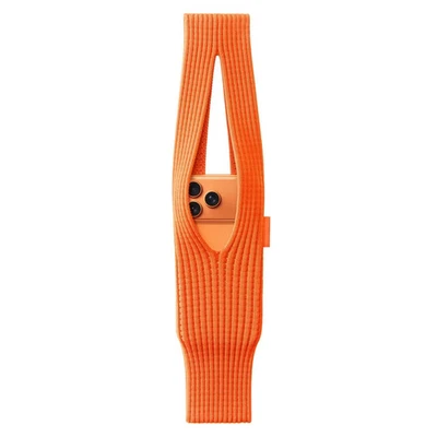 2025 Nuevo para iPhone 17 16 15 14 13 12 Series Tejido Teléfono Bolso Trenzado Bolso Bolsillo Foto 1 de 4