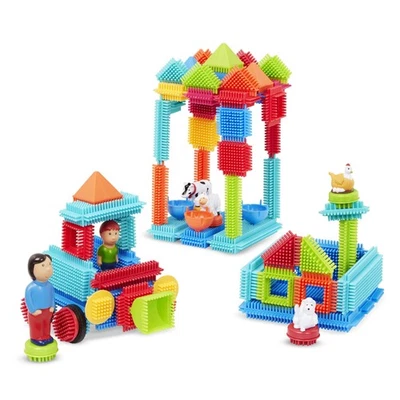 – Bristle Blocks – STEM Interlocking Building Blocks – 113 Pieces Playset – R... - Image 1 of 4