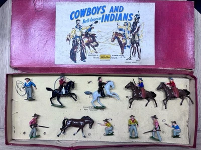 Gran Bretaña: Raro Juego en Caja 209 - Exhibición Vaqueros. Posguerra c1950. Casi como nuevo Foto 1 de 4