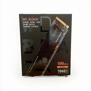 WD Black SN850 NVMe Gen4 SSD 500GB bis zu 7.000 MB/Sek. - Afbeelding 1 van 2