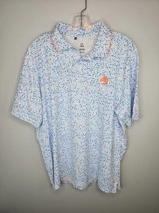 Under Armour Iso Chill Poloshirt Herren Größe L Weiß Blau Kurzarm - Bild 1 von 7